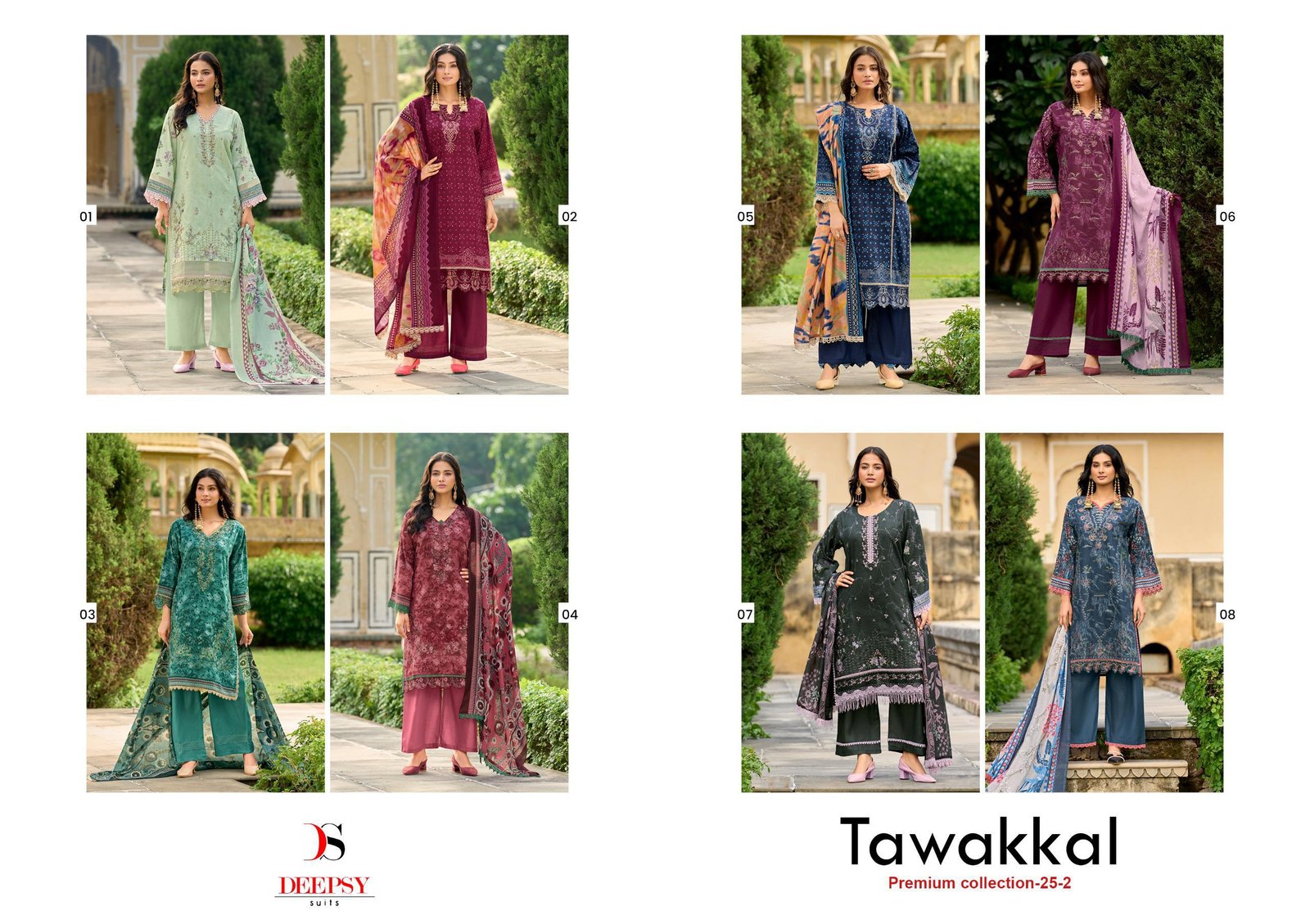 Deepsy Tawakkal Premium Collection 25 Vol 2 Cotton Dupatta Pakistani Suits Wholesale 15 Beautiful Deepsy Tawakkal Premium Collection 25 Vol 2 Cotton Dupatta Pakistani Suits Wholesale 2026