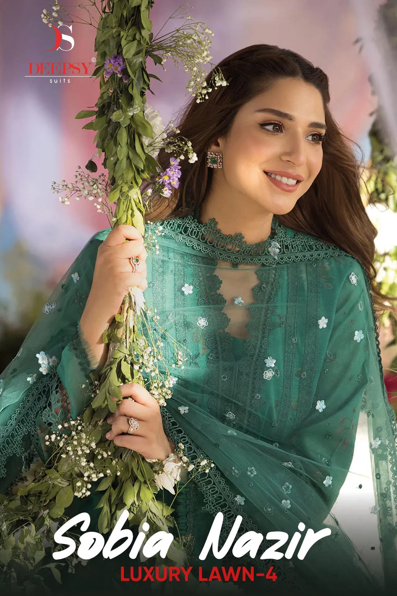 Deepsy Sobia Nazir Lawn Vol 4 Cotton Embroidery Pakistani Salwar Kameez Wholesale
