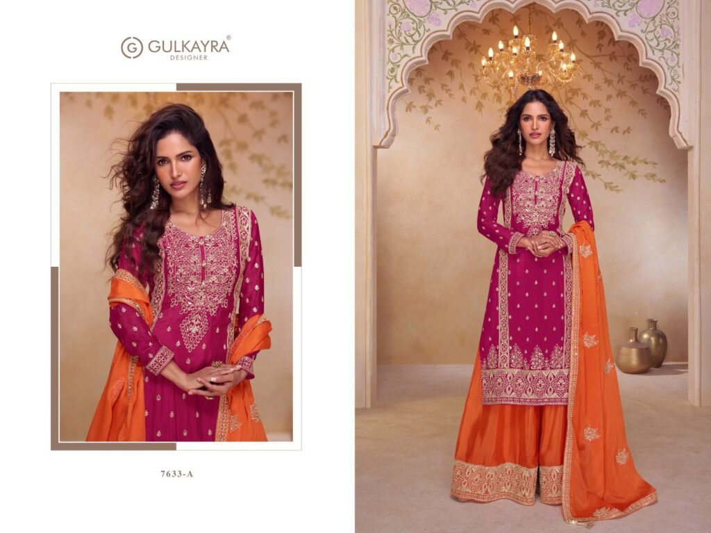 Beautiful Gulkayra Shagun Chinon With Embroidery Work Salwar Kameez Wholesale 2026 2 Beautiful Gulkayra Shagun Chinon With Embroidery Work Salwar Kameez Wholesale 2026
