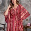 Vouch Kaftan Muslin Foil Printed Kaftan Kurti Collection Wholesale 2 Vouch Kaftan Muslin Foil Printed Kaftan Kurti Collection Wholesale