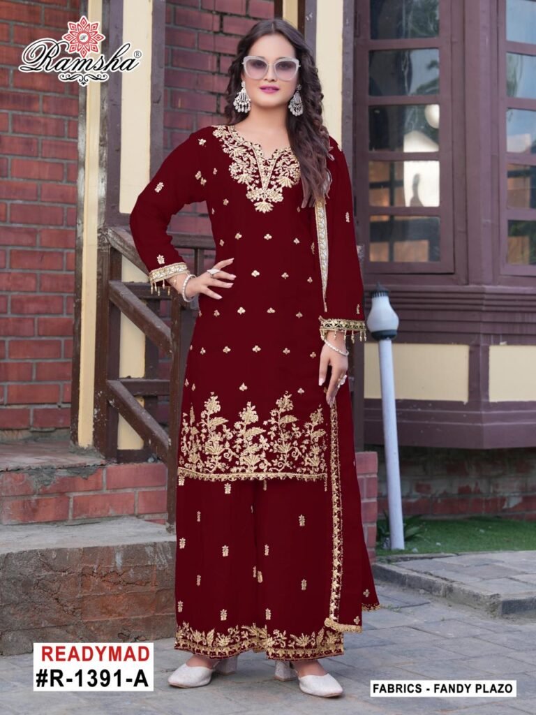 Beautiful Ramsha R 1391 A To D Fandy With Embroidery Work Pakistani Salwar Kameez Wholesale 2026