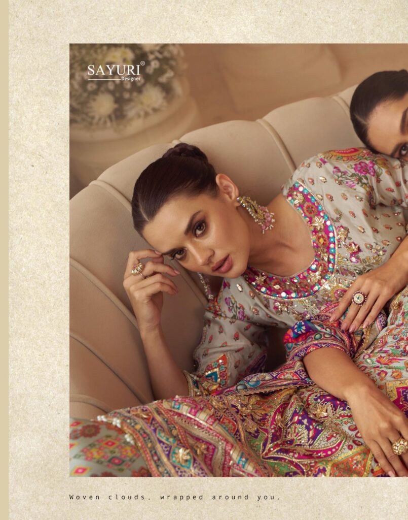 Buy Sayuri Sarthi Crepe Silk Printed Handwork Salwar Kameez Collection Wholesale 2026