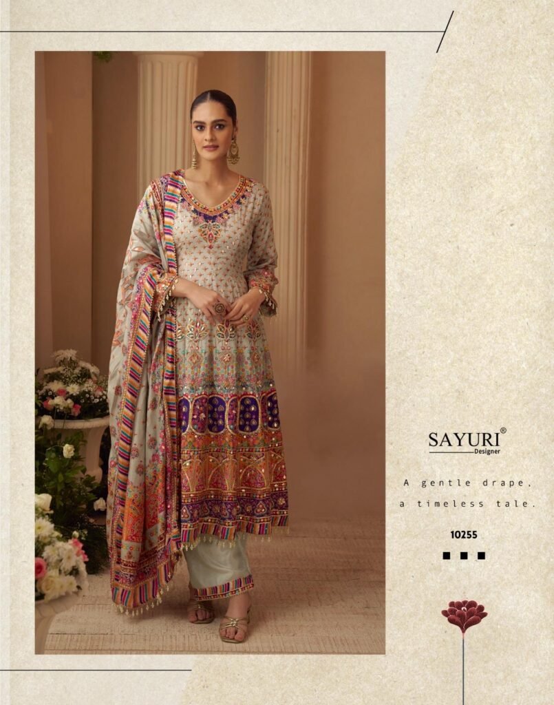 Buy Sayuri Sarthi Crepe Silk Printed Handwork Salwar Kameez Collection Wholesale 2026