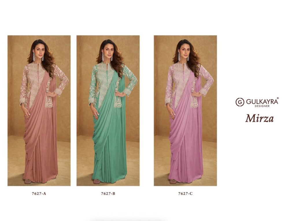 Launching Gulkayra Mirza Chinon With Embroidery Work Designer Indo Western Collection Wholesale 2026 6 Launching Gulkayra Mirza Chinon With Embroidery Work Designer Indo Western Collection Wholesale 2026