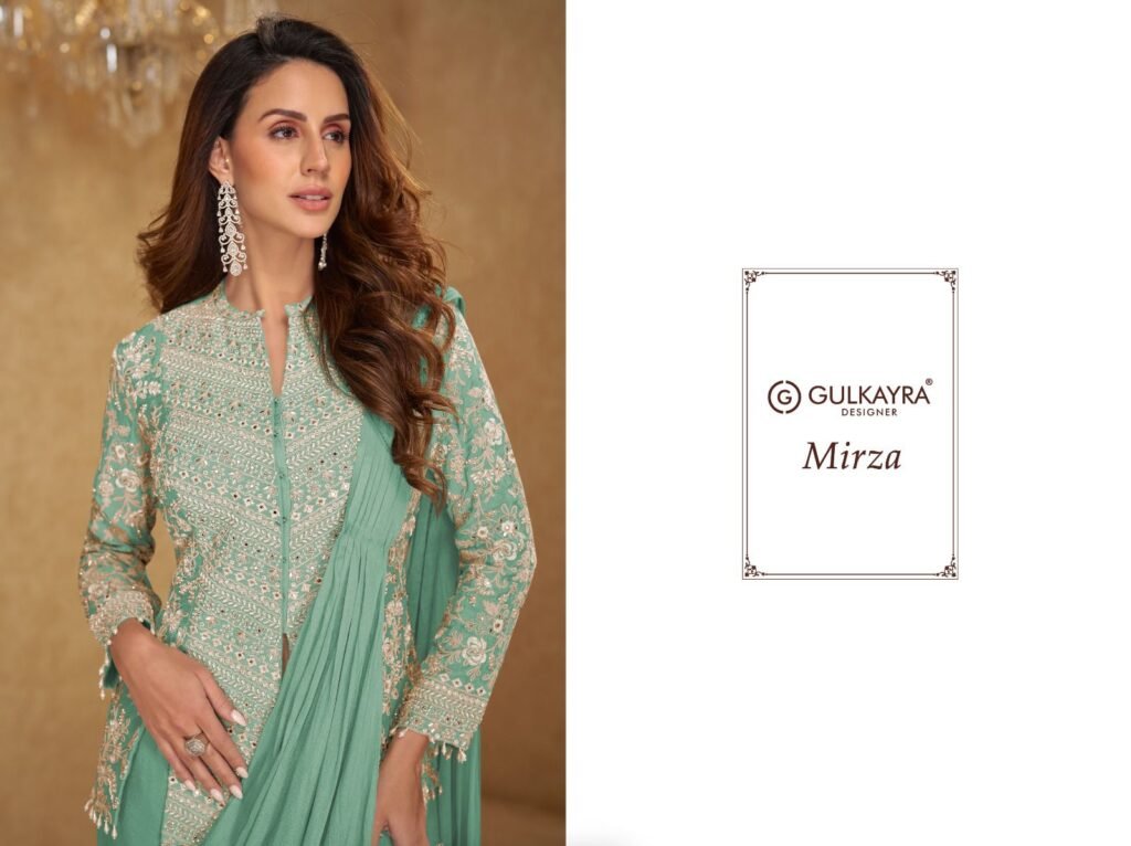 Launching Gulkayra Mirza Chinon With Embroidery Work Designer Indo Western Collection Wholesale 2026 5 Launching Gulkayra Mirza Chinon With Embroidery Work Designer Indo Western Collection Wholesale 2026