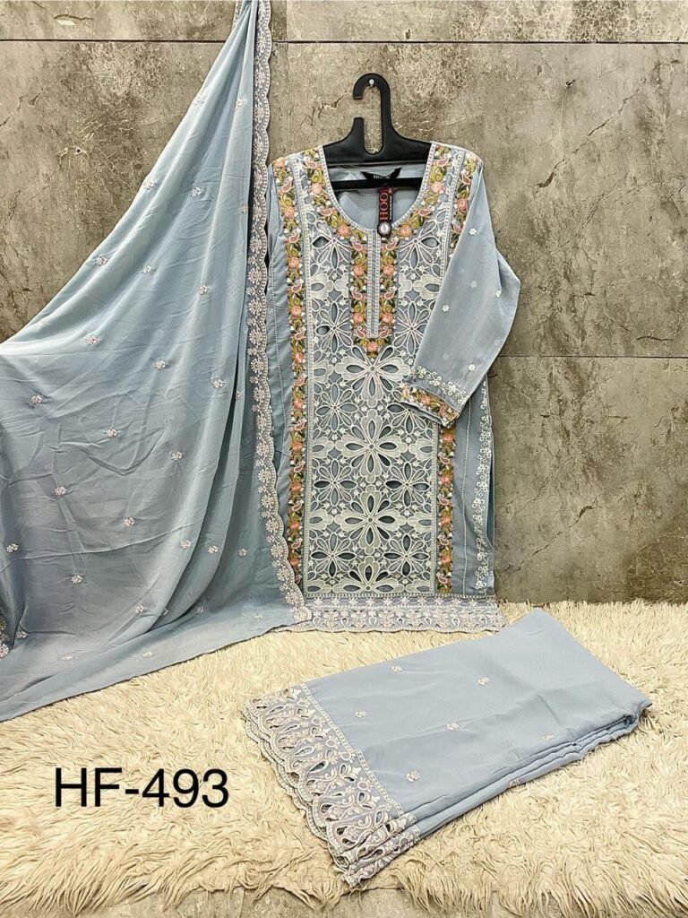 Beautiful Hoor Tex Hf 493 A to D Heavy Georgette Designer Pakistani Salwar Suit Collection Wholesale 2026 2 Beautiful Hoor Tex Hf 493 A to D Heavy Georgette Designer Pakistani Salwar Suit Collection Wholesale 2026