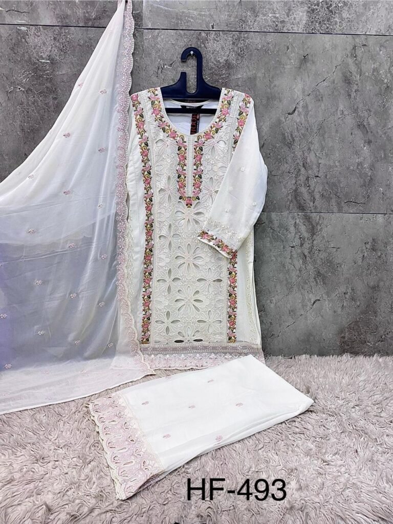 Beautiful Hoor Tex Hf 493 A to D Heavy Georgette Designer Pakistani Salwar Suit Collection Wholesale 2026 3 Beautiful Hoor Tex Hf 493 A to D Heavy Georgette Designer Pakistani Salwar Suit Collection Wholesale 2026