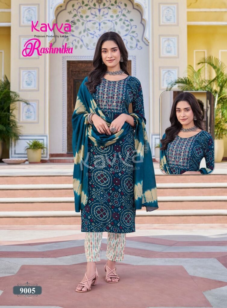 Buy Kavya Rashmika Vol 9 Rayon Printed Kurti Bottom With Dupatta Wholesale 2026