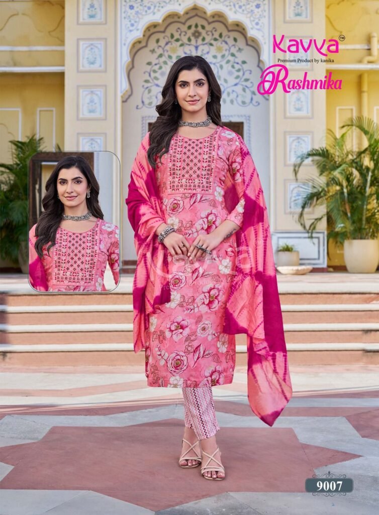 Buy Kavya Rashmika Vol 9 Rayon Printed Kurti Bottom With Dupatta Wholesale 2026