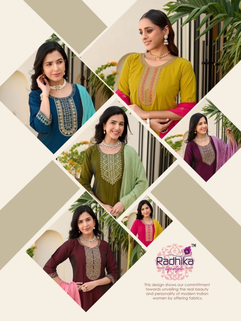 Buy Radhika Gulabo Vol 1 Rangeela With Work Kurti Pant And Dupatta Wholesale 2026
