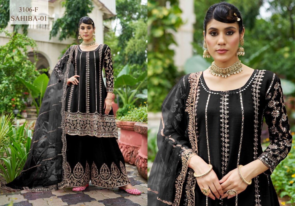 Launching Senhora Sahiba Vol 1 Chinon With Mirror Worked Salwar Suit Collection Wholesale 2026