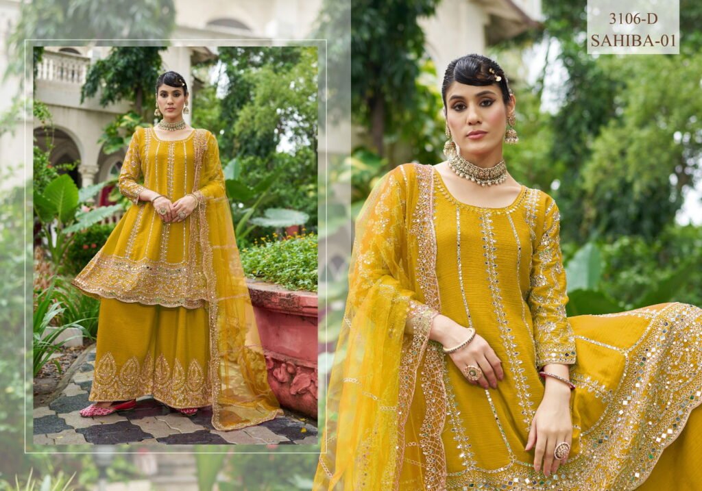Launching Senhora Sahiba Vol 1 Chinon With Mirror Worked Salwar Suit Collection Wholesale 2026