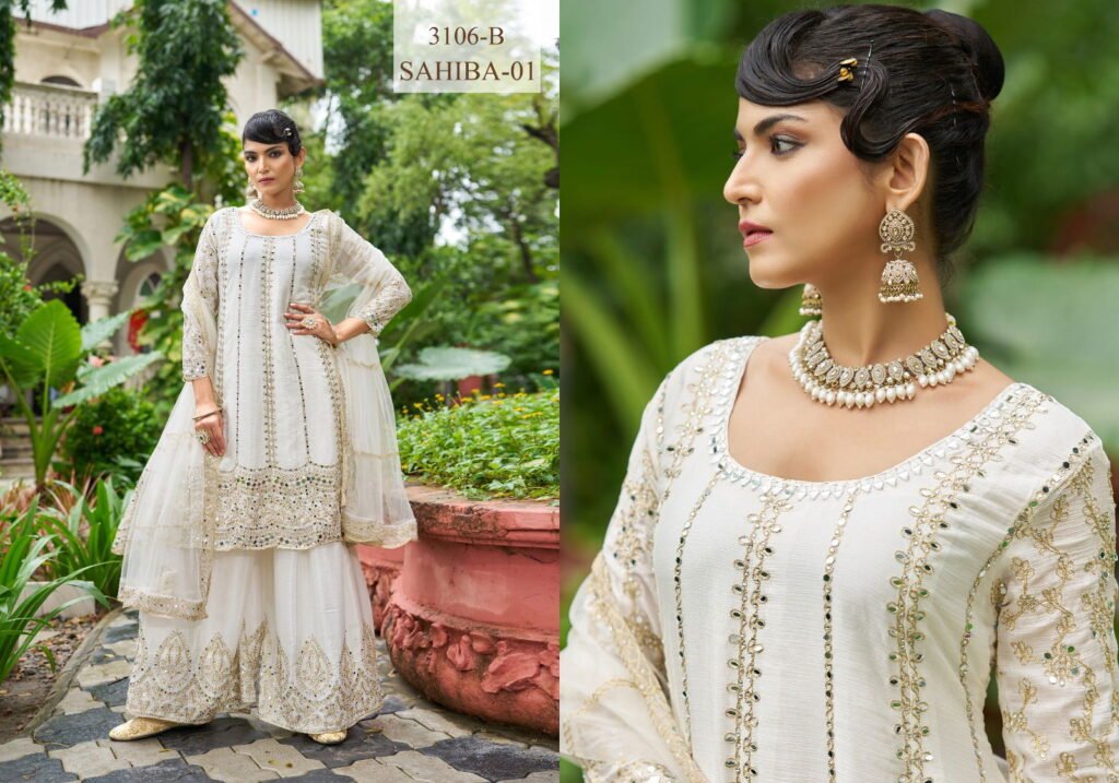Launching Senhora Sahiba Vol 1 Chinon With Mirror Worked Salwar Suit Collection Wholesale 2026