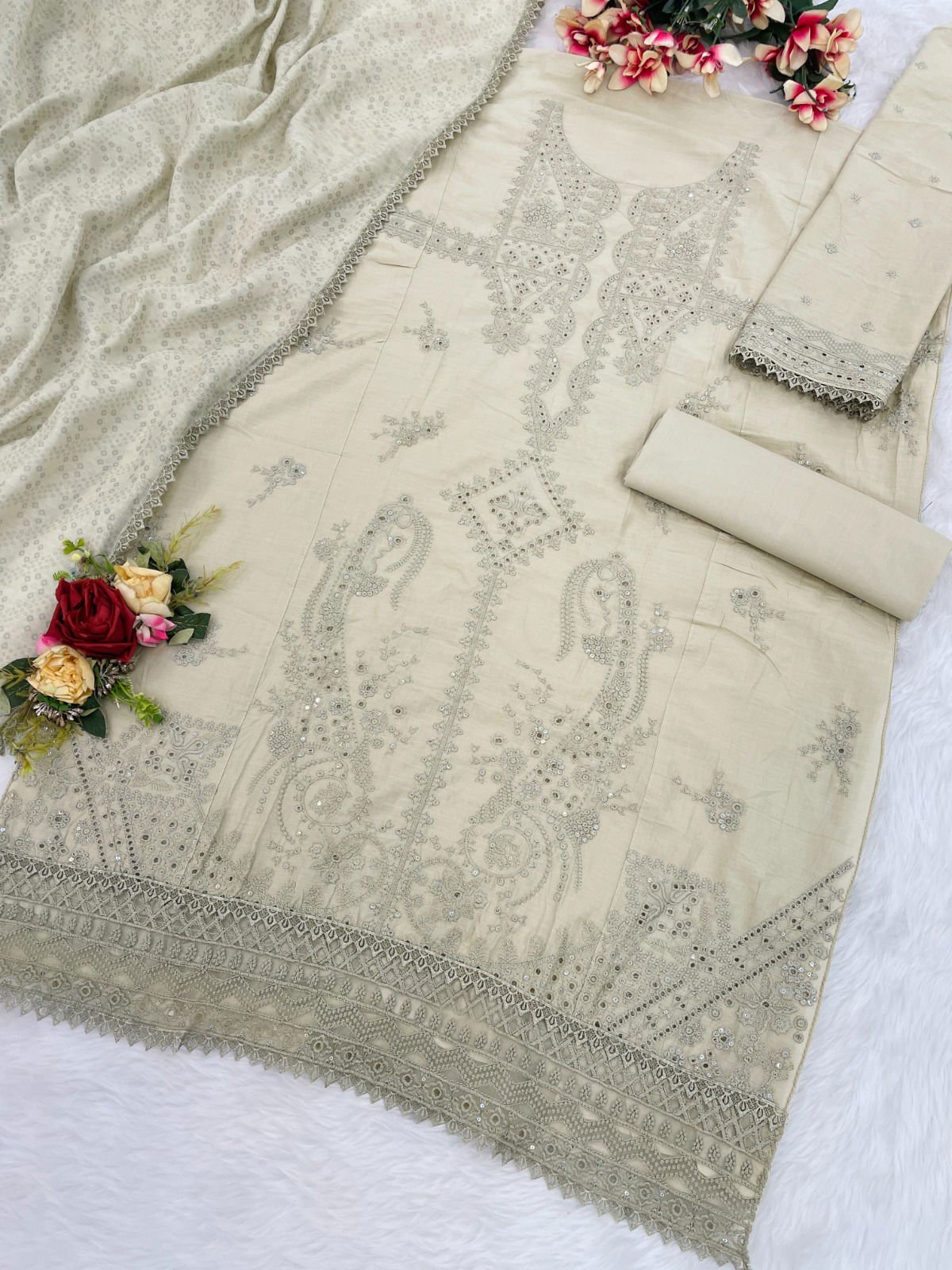 Sitarah 905 Cotton Peach Eid Wear Embroidery Work Pakistani Dress Collection Wholesale 9 Buy Sitarah 905 Cotton Peach Eid Wear Embroidery Work Pakistani Dress Collection Wholesale 2026