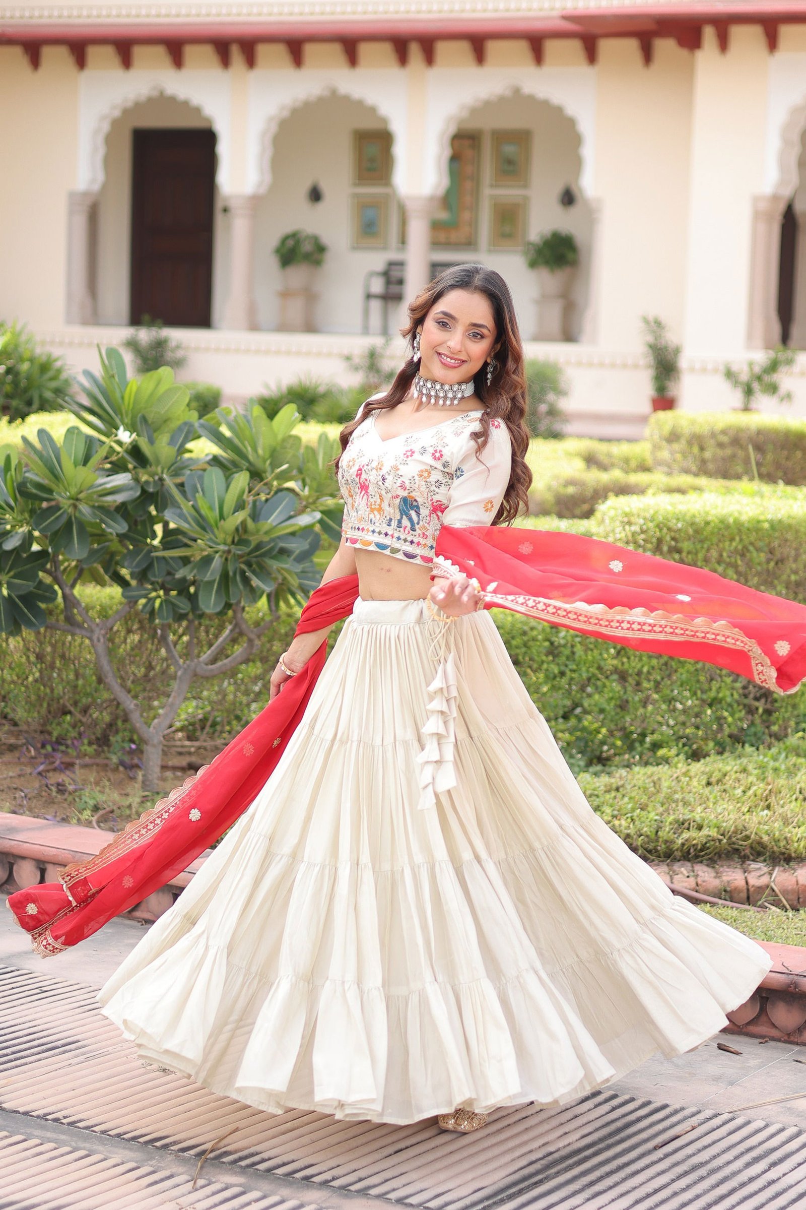 Lekha KA 5061 Cosmos Silk Frill Stitching lehenga Choli Wholesale 5 Launching Lekha KA 5061 Cosmos Silk Frill Stitching lehenga Choli Wholesale 2026