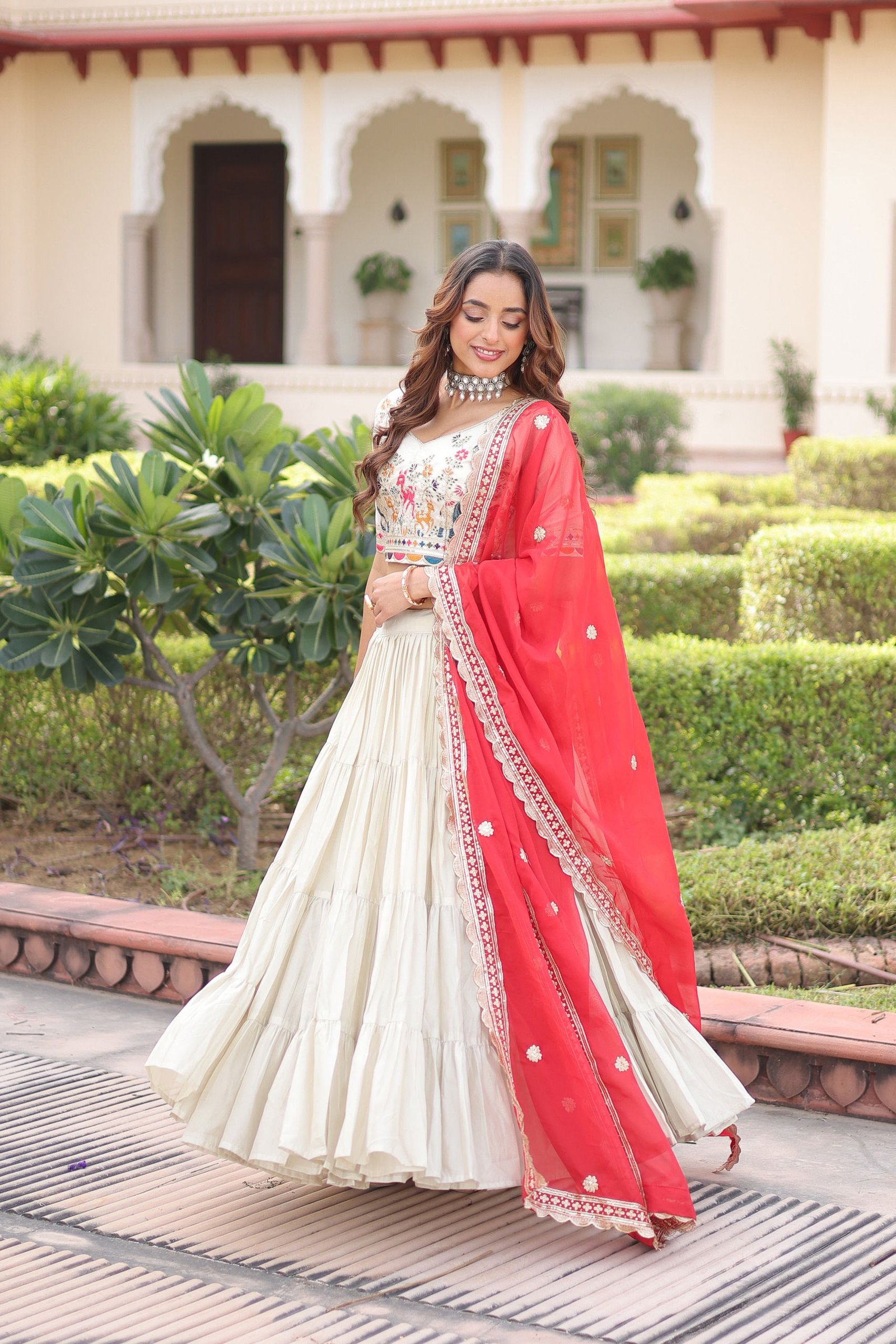 Lekha KA 5061 Cosmos Silk Frill Stitching lehenga Choli Wholesale 6 Launching Lekha KA 5061 Cosmos Silk Frill Stitching lehenga Choli Wholesale 2026