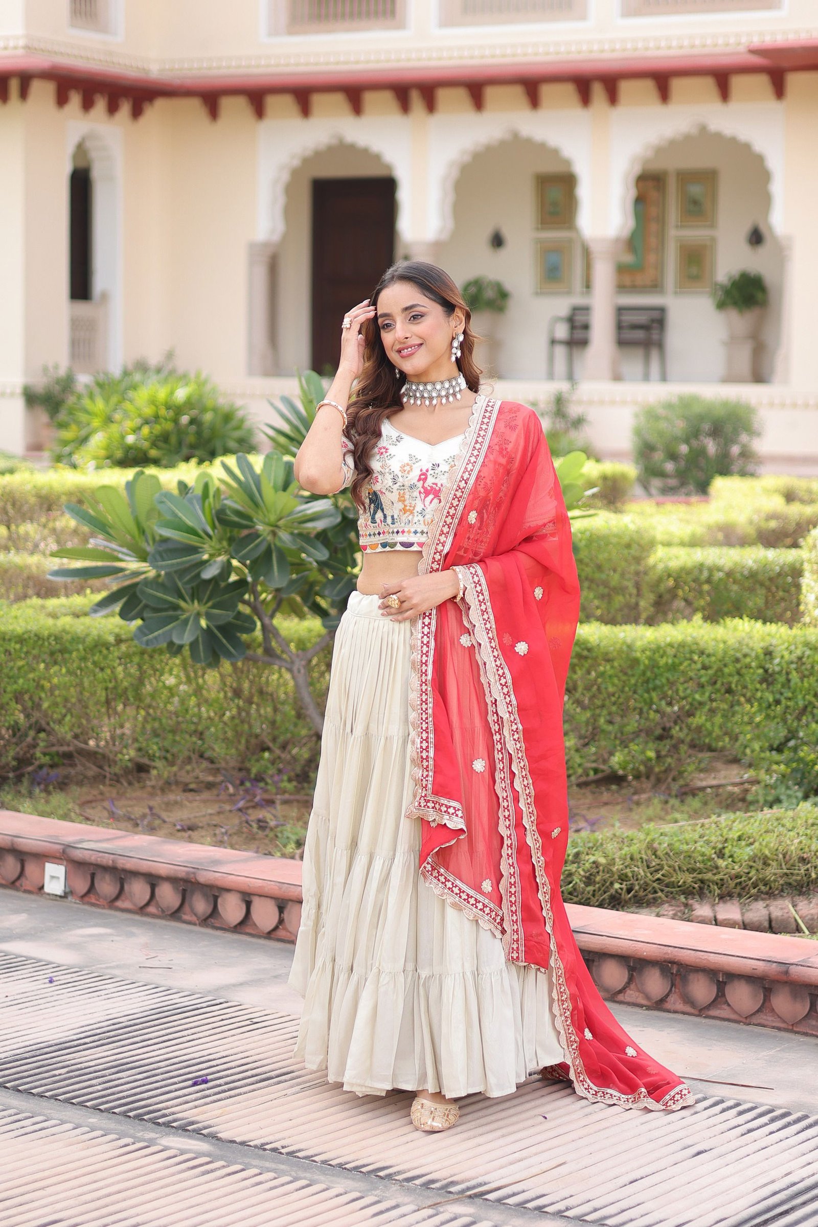 Lekha KA 5061 Cosmos Silk Frill Stitching lehenga Choli Wholesale 7 Launching Lekha KA 5061 Cosmos Silk Frill Stitching lehenga Choli Wholesale 2026