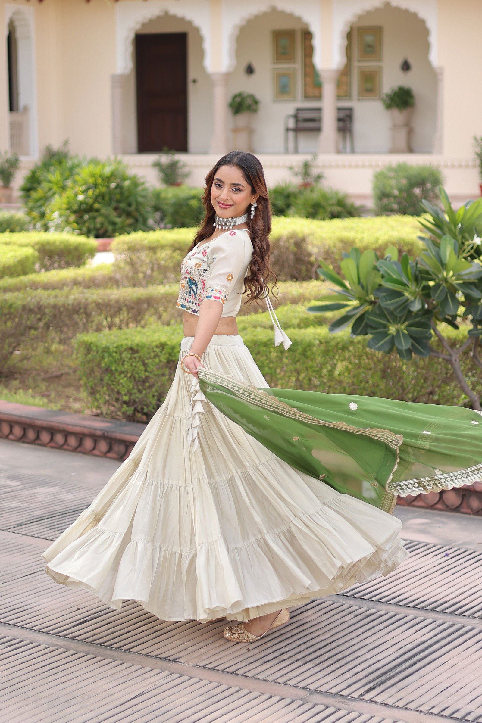Lekha KA 5061 Cosmos Silk Frill Stitching lehenga Choli Wholesale 10 Launching Lekha KA 5061 Cosmos Silk Frill Stitching lehenga Choli Wholesale 2026