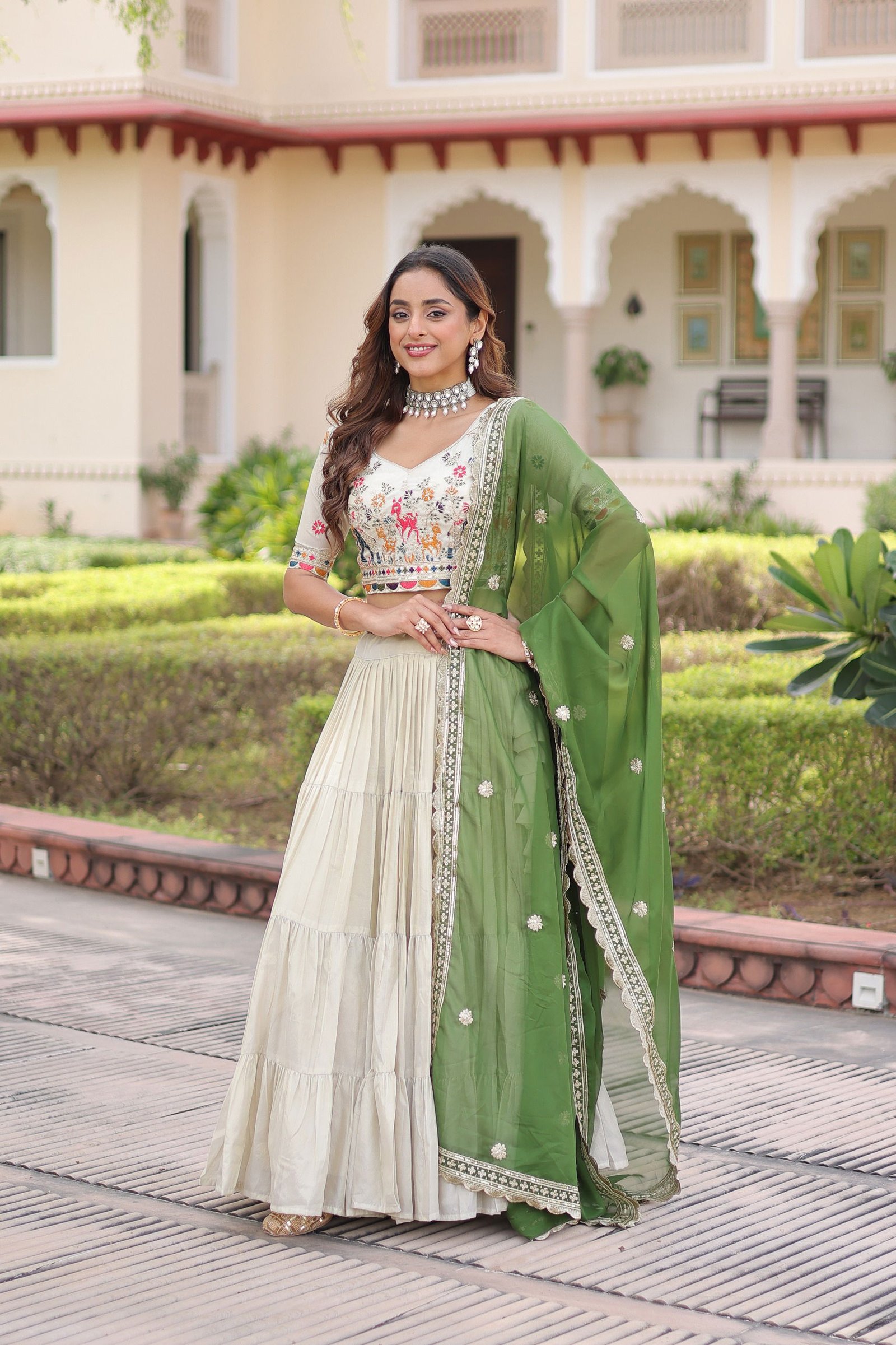 Lekha KA 5061 Cosmos Silk Frill Stitching lehenga Choli Wholesale 11 Launching Lekha KA 5061 Cosmos Silk Frill Stitching lehenga Choli Wholesale 2026