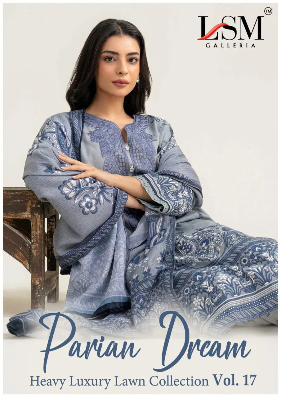 Lsm Parian Dream Vol 17 Readymade Lawn Cotton Collection Wholesale