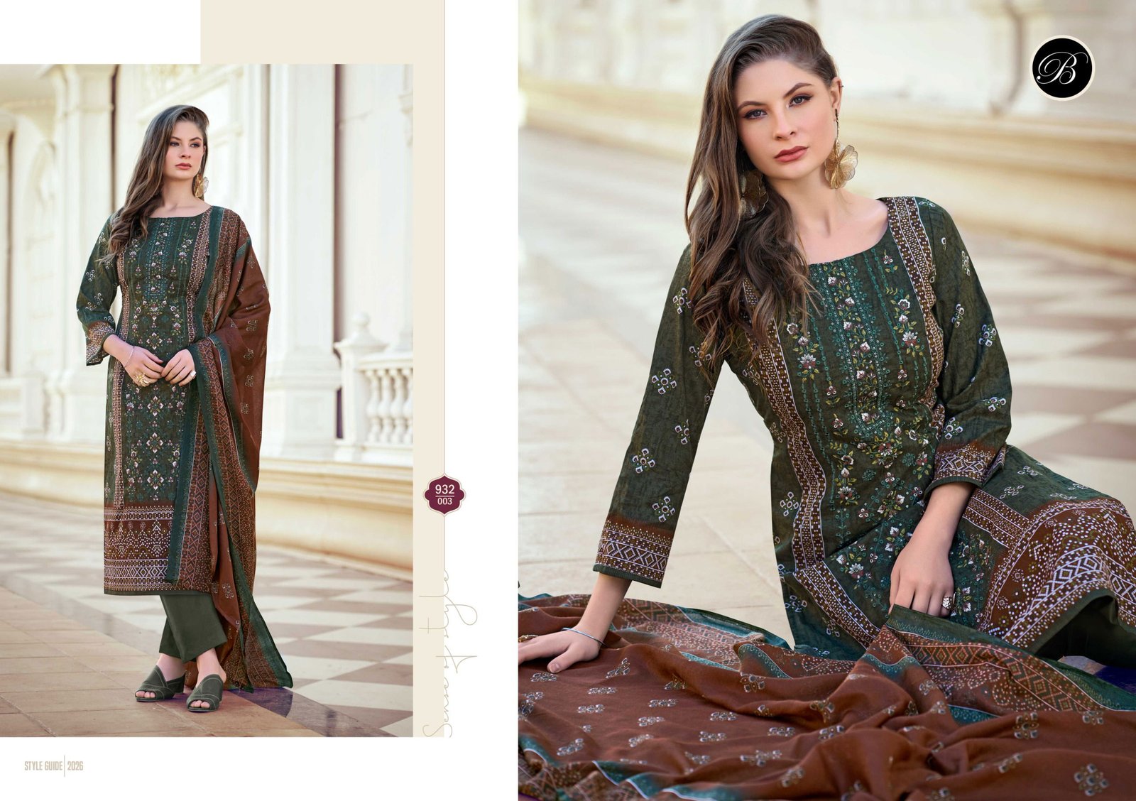 Belliza Bin Saeed Vol 10 Cotton Digital Printed Dress Material Collection Wholesale 6 Stylish Belliza Bin Saeed Vol 10 Cotton Digital Printed Dress Material Collection Wholesale 2026