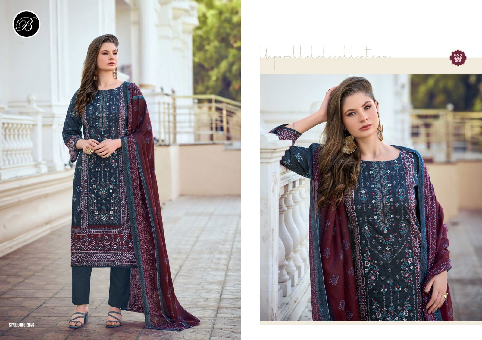 Belliza Bin Saeed Vol 10 Cotton Digital Printed Dress Material Collection Wholesale 8 Stylish Belliza Bin Saeed Vol 10 Cotton Digital Printed Dress Material Collection Wholesale 2026