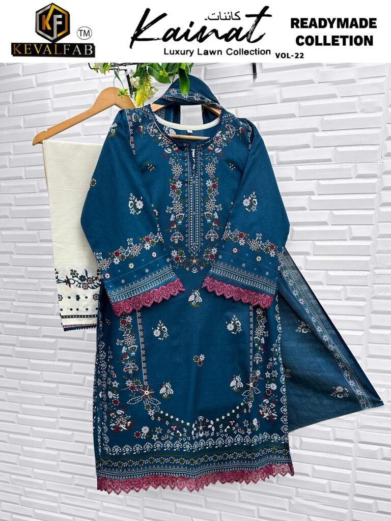 Launching Keval Kainat Vol 22 Readymade Lawn Cotton Print Karachi Collection Wholesale 2026 5 Launching Keval Kainat Vol 22 Readymade Lawn Cotton Print Karachi Collection Wholesale 2026