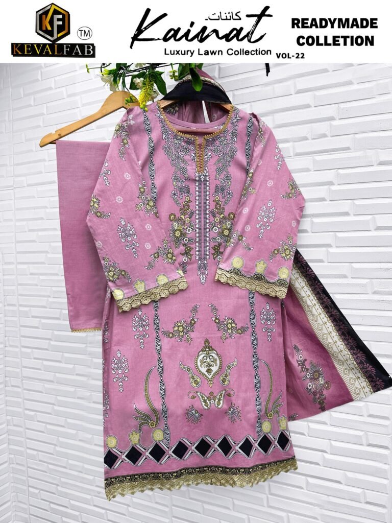Launching Keval Kainat Vol 22 Readymade Lawn Cotton Print Karachi Collection Wholesale 2026 7 Launching Keval Kainat Vol 22 Readymade Lawn Cotton Print Karachi Collection Wholesale 2026