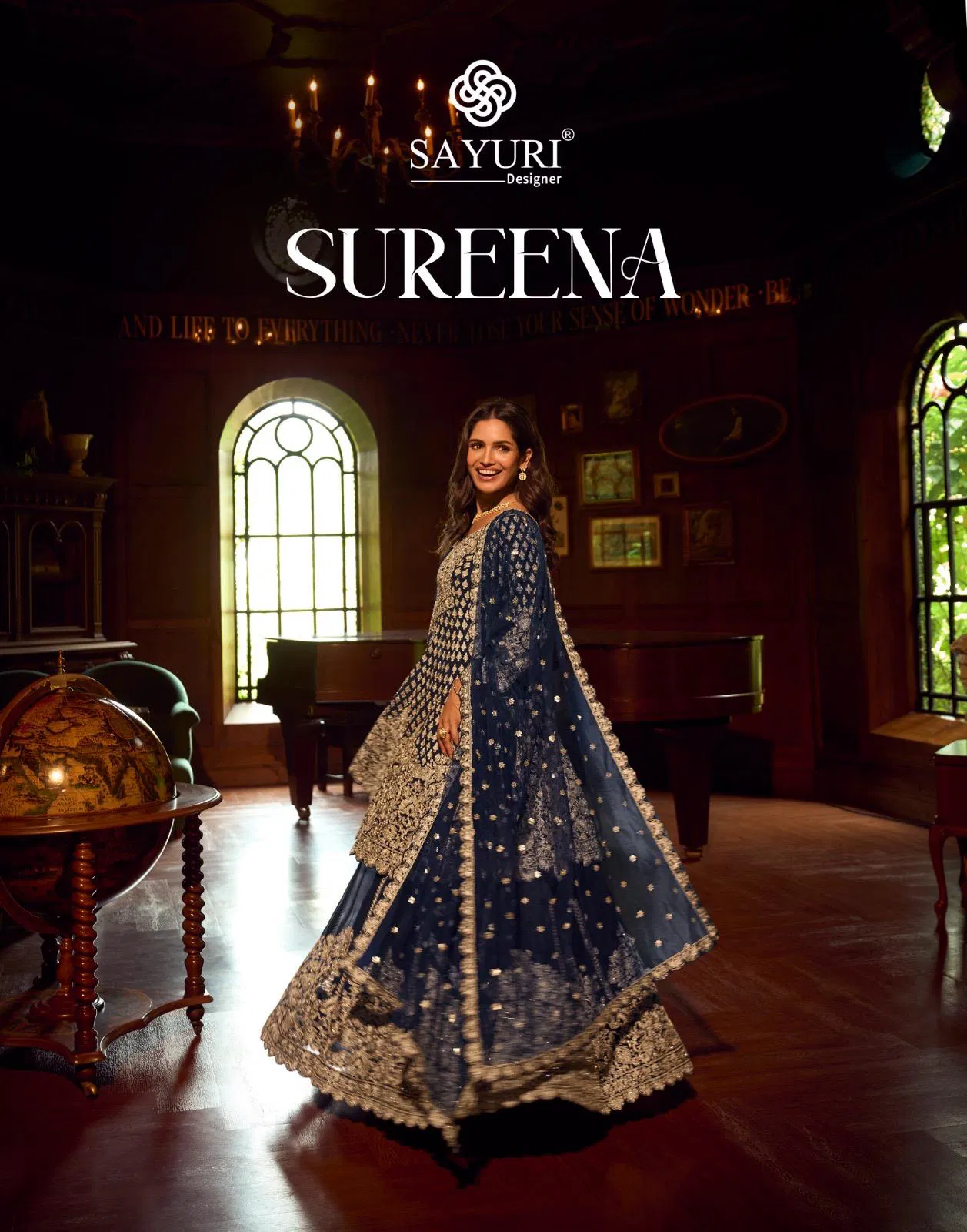 Sayuri Sureena Georgette With Embroidered Work Salwar Kameez Wholesale