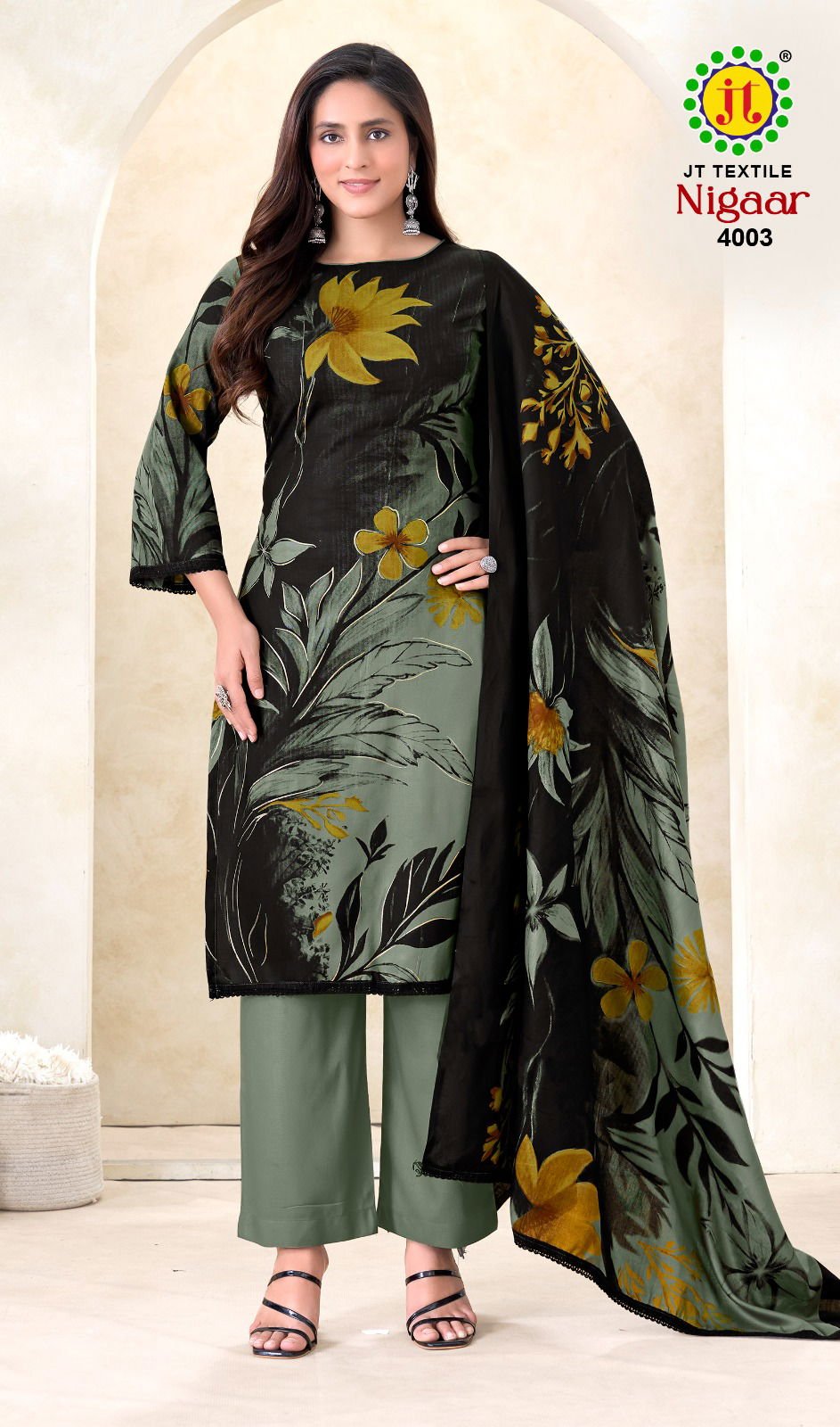 Jt Nigaar Vol 4 Rayon With Foil Printed Dress Material Collection Wholesale 5 Launching Jt Nigaar Vol 4 Rayon With Foil Printed Dress Material Collection Wholesale 2026