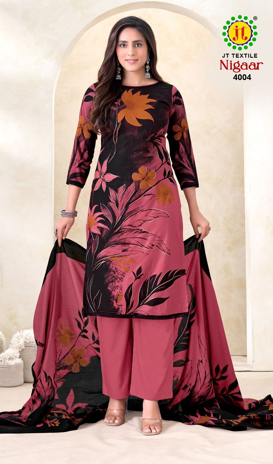 Jt Nigaar Vol 4 Rayon With Foil Printed Dress Material Collection Wholesale 7 Launching Jt Nigaar Vol 4 Rayon With Foil Printed Dress Material Collection Wholesale 2026