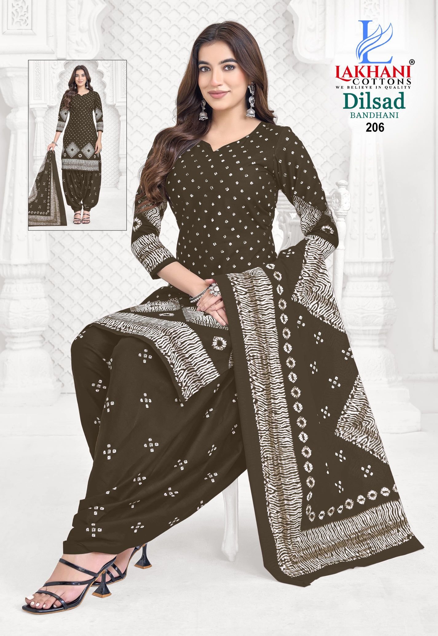 Lakhani Dilsad Bandhani Vol 02 Cotton Printed Fancy Dress Material Wholesale 9 Launching Lakhani Dilsad Bandhani Vol 02 Cotton Printed Fancy Dress Material Wholesale 2026