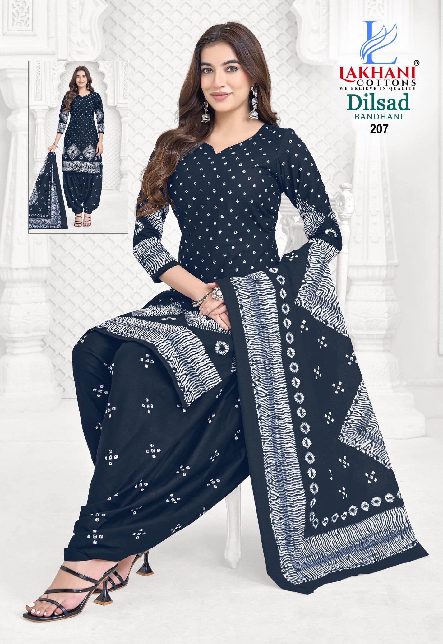 Lakhani Dilsad Bandhani Vol 02 Cotton Printed Fancy Dress Material Wholesale 10 Launching Lakhani Dilsad Bandhani Vol 02 Cotton Printed Fancy Dress Material Wholesale 2026