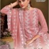 Al Karam Lucknowi Work 4001 Cotton With Embroidery Work Dress Material Wholesale