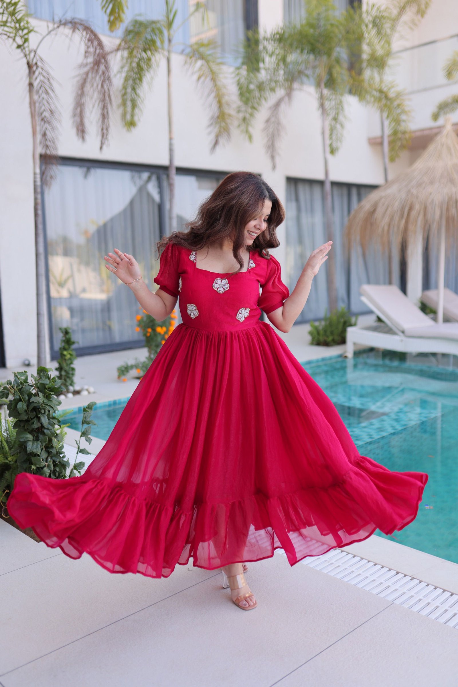 Lekha KA 1224 Fendi Silk Beads Embroidery Gown Wholesale 4 Stylish Lekha KA 1224 Fendi Silk Beads Embroidery Gown Wholesale 2026