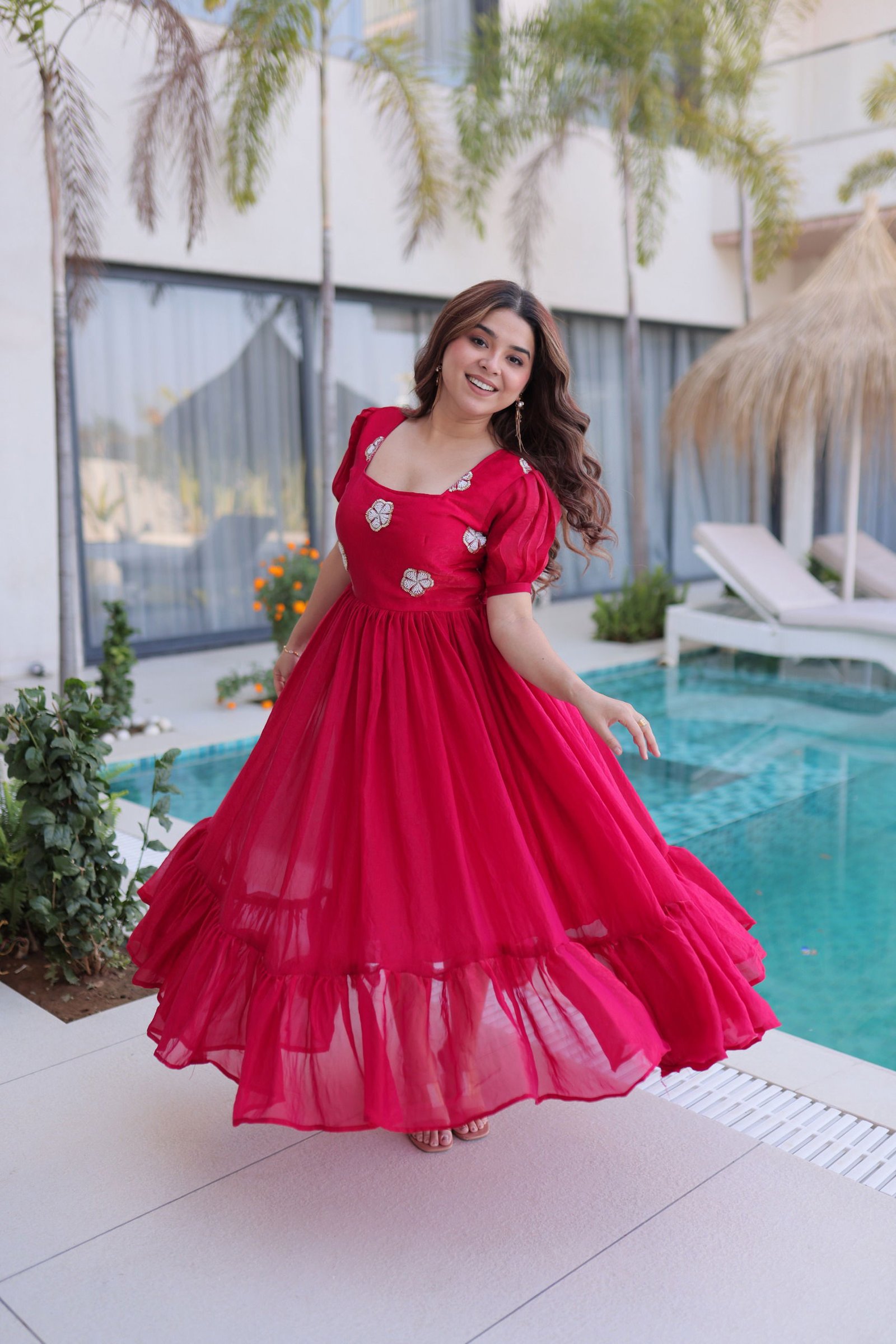 Lekha KA 1224 Fendi Silk Beads Embroidery Gown Wholesale 7 Stylish Lekha KA 1224 Fendi Silk Beads Embroidery Gown Wholesale 2026