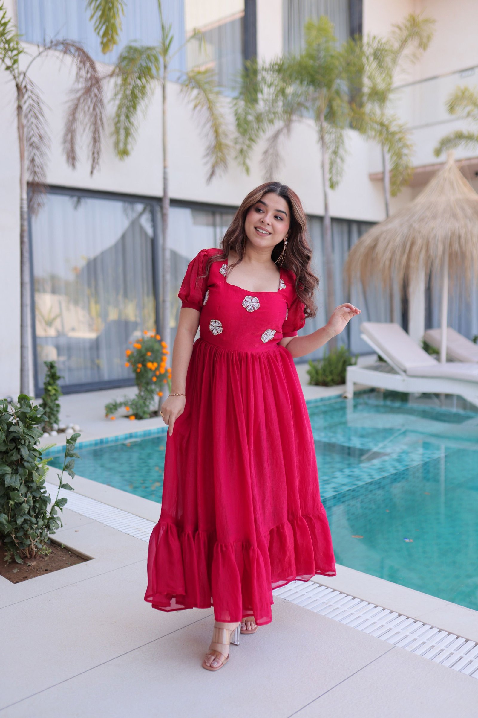 Lekha KA 1224 Fendi Silk Beads Embroidery Gown Wholesale 8 Stylish Lekha KA 1224 Fendi Silk Beads Embroidery Gown Wholesale 2026