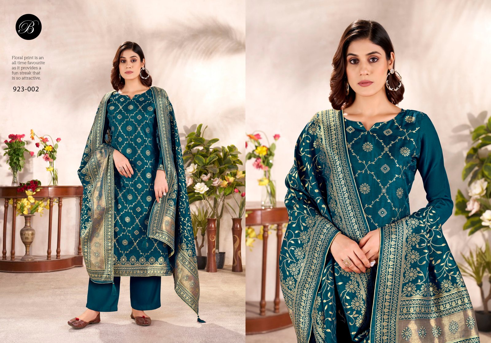 Belliza Rumi Vol 2 Viscose Silk With Jacquard Dress Material Collection Wholesale 5 Buy Belliza Rumi Vol 2 Viscose Silk With Jacquard Dress Material Collection Wholesale 2026