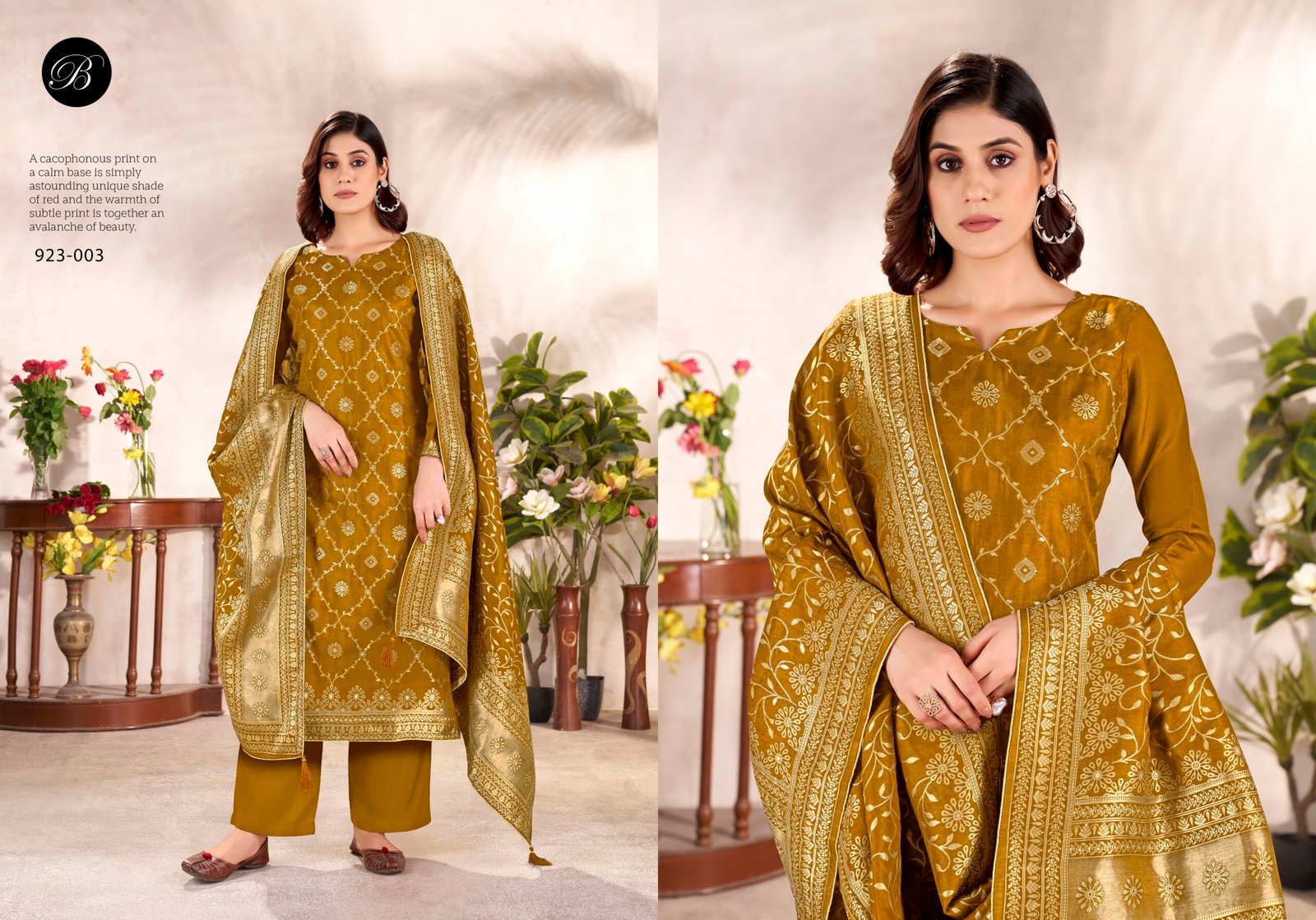 Belliza Rumi Vol 2 Viscose Silk With Jacquard Dress Material Collection Wholesale 6 Buy Belliza Rumi Vol 2 Viscose Silk With Jacquard Dress Material Collection Wholesale 2026