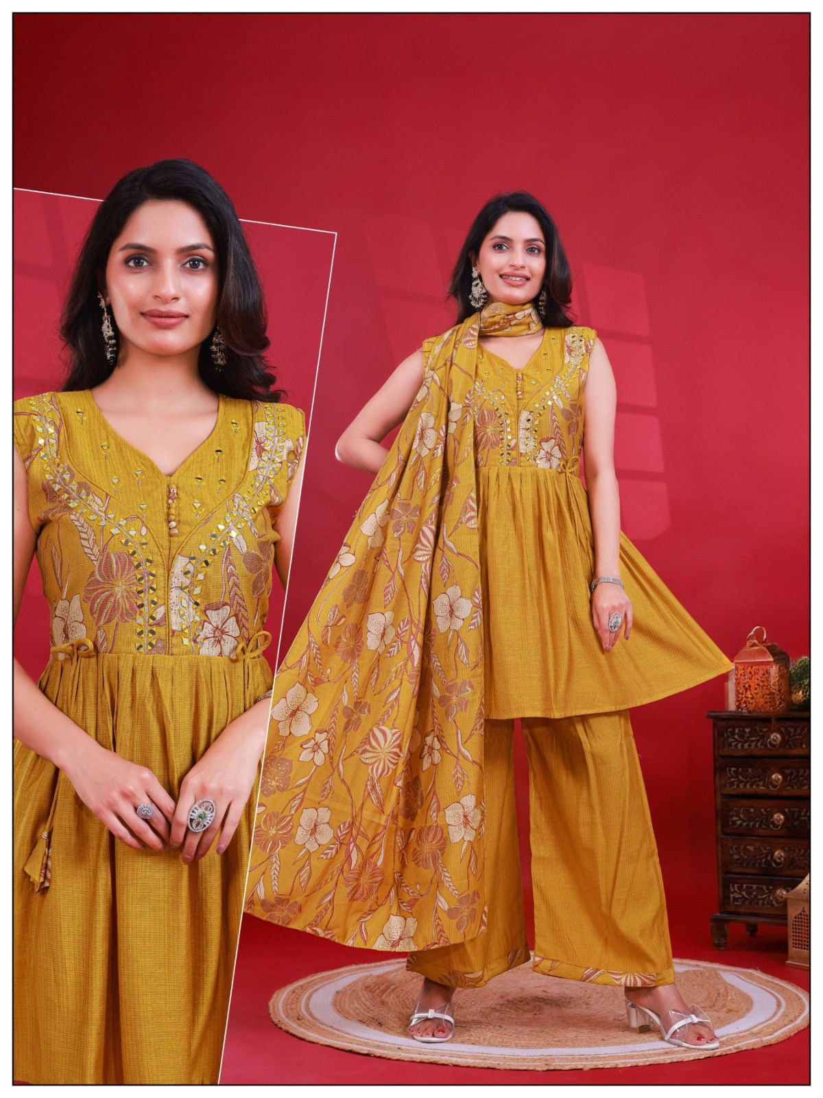 Naisha K 572 Berlin With Printed Top Bottom And Dupatta Collection Wholesale 7 Naisha K 572 Berlin With Printed Top Bottom And Dupatta Collection Wholesale