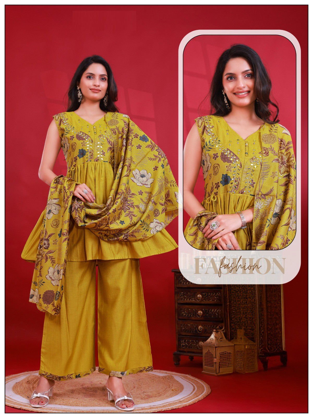 Naisha K 572 Berlin With Printed Top Bottom And Dupatta Collection Wholesale 9 Naisha K 572 Berlin With Printed Top Bottom And Dupatta Collection Wholesale