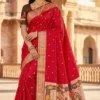 Lekha MN Rajmata Paithani Soft Pethani Silk Zari Weaving Saree Wholesale