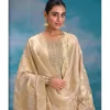 Ibiza Summer Pearls Organza Jacquard With Embroidery Work Salwar Kameez Wholesale