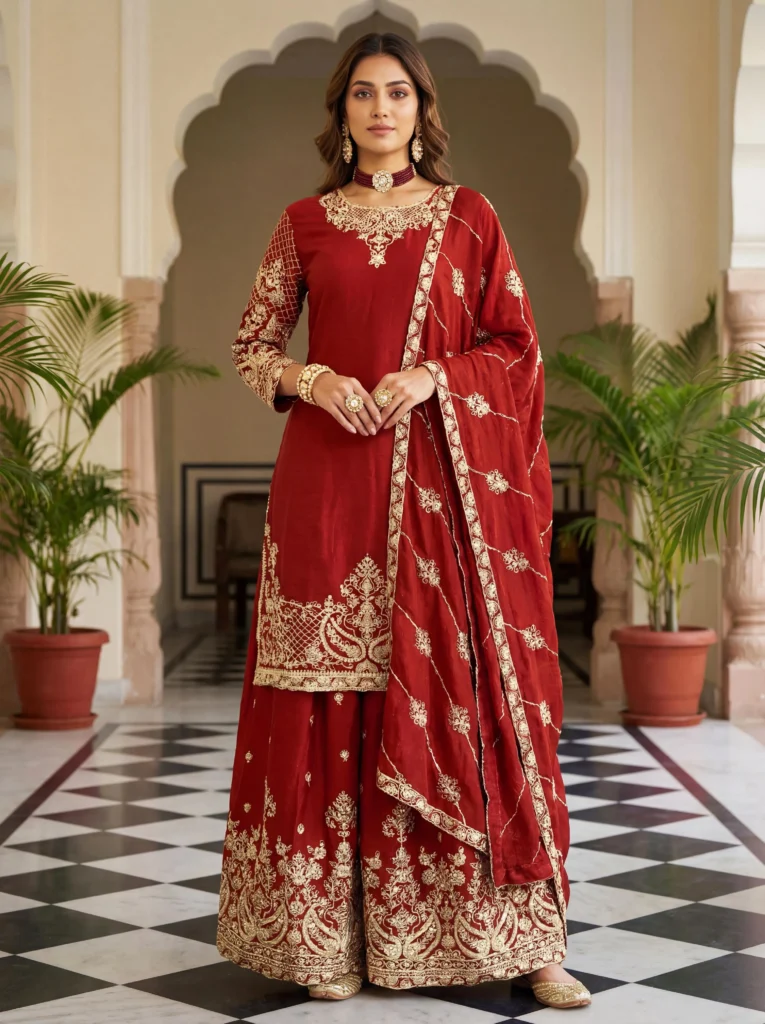 Beautiful Dv 5160 Designer festive style with these stunning embroidered sharara suits Collection Wholesale 2026