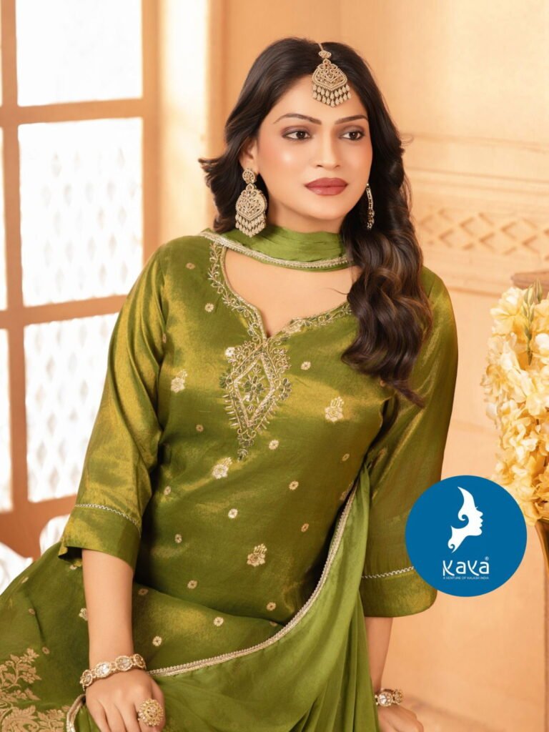 Buy Kaya Alka Viscose Jacquard With Work Kurti Pant And Dupatta Collection Wholesale 2026