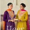 Radha Heer Chinon With Embroidery Work Designer Salwar Kameez Wholesale