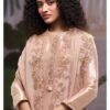 Ganga Glorina 4353 Bemberg Silk Jacquard With Embroidery Dress Material Wholesale
