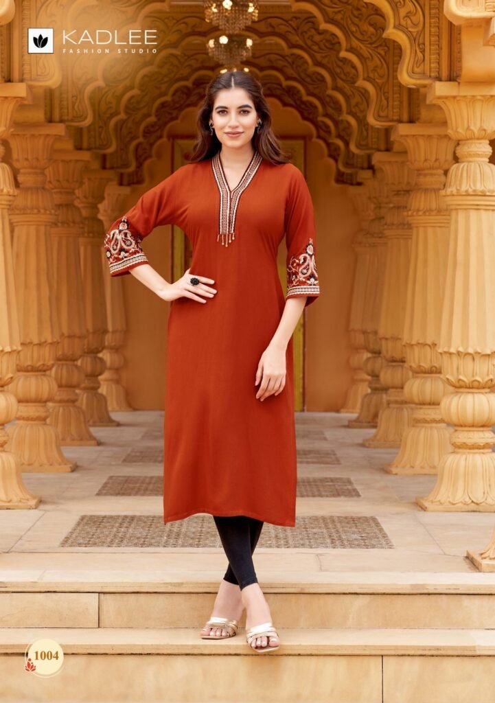 Beautiful Kadlee Ladlee Vol 2 Rayon With Thread Work Kurti Collection Wholesale 2026