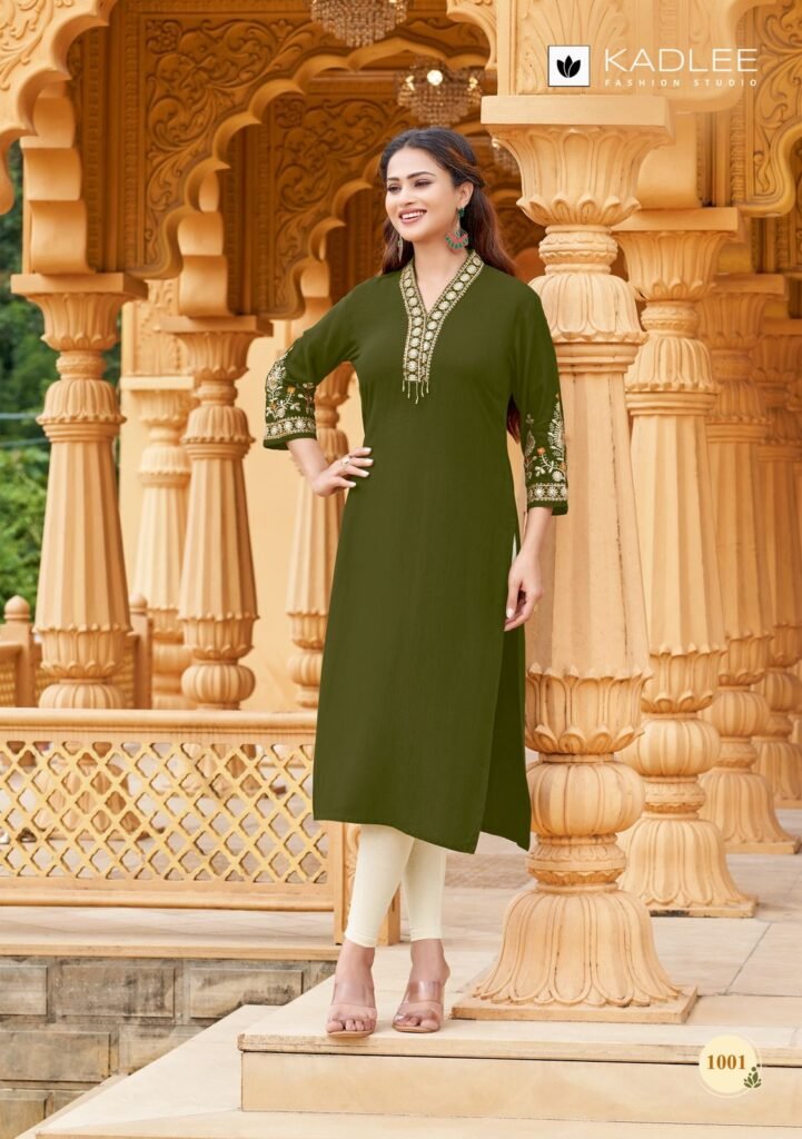 Beautiful Kadlee Ladlee Vol 2 Rayon With Thread Work Kurti Collection Wholesale 2026