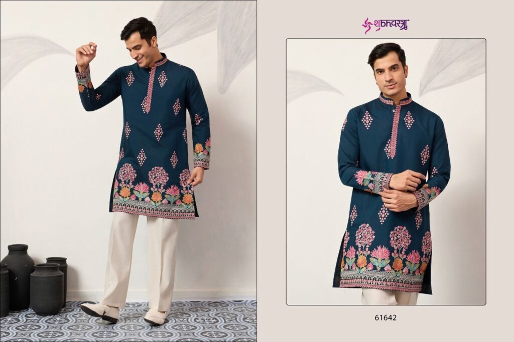 Latest Shubhvastra The Grand Kurta Viscose Silk Thread Work Kurta And Pant Collection Wholesale 2026